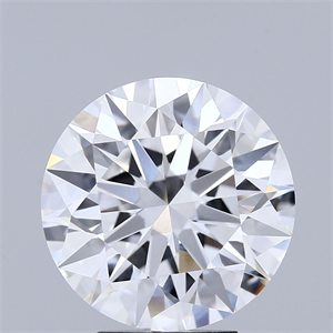 Picture of Lab Grown Diamond 4.55 Carats, Round with Ideal Cut, D Color, VS1 Clarity and Certified by IGI