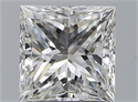 Natural Diamond 1.51 Carats, Princess with  Cut, G Color, VVS2 Clarity and Certified by GIA