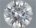 Diamante Natural 0.50 quilates, Redondo , Color I, claridad VVS1 y certificado GIA