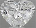 Natural Diamond 0.45 Carats, Heart with  Cut, G Color, VS1 Clarity and Certified by IGI