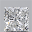 Diamante Natural 2.25 quilates, Princesa , Color F, claridad VS2 y certificado GIA