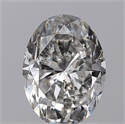 Natural Diamond 1.51 Carats, Oval with  Cut, G Color, I1 Clarity and Certified by GIA