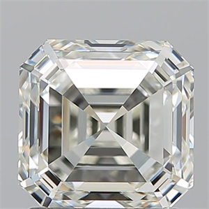 Picture of Natural Diamond 2.03 Carats, Asscher with  Cut, K Color, IF Clarity and Certified by GIA