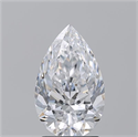 Natural Diamond 2.21 Carats, Pear with  Cut, D Color, SI1 Clarity and Certified by GIA