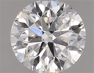 Picture of Natural Diamond 1.01 Carats, Round with Very Good Cut, D Color, SI2 Clarity and Certified by IGI