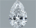 Diamante Natural 0.40 quilates, De pera , Color D, claridad SI1 y certificado GIA