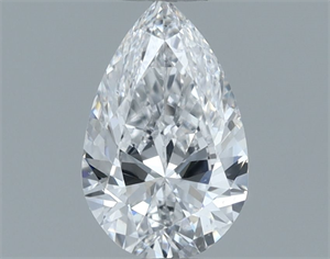 Foto Diamante Natural 0.40 quilates, De pera , Color D, claridad SI1 y certificado GIA de