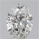 Diamante Natural 0.50 quilates, Ovalado , Color G, claridad VS1 y certificado GIA