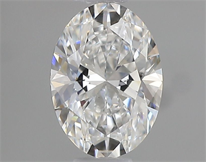Picture of Natural Diamond 0.40 Carats, Oval with  Cut, E Color, VS1 Clarity and Certified by GIA