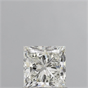 Natural Diamond 1.01 Carats, Princess with  Cut, J Color, VVS1 Clarity and Certified by GIA