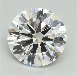 Picture of Lab Grown Diamond 4.56 Carats, Round with Ideal Cut, G Color, VVS2 Clarity and Certified by IGI
