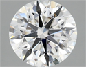 Lab Grown Diamond 3.10 Carats, Round with Excellent Cut, E Color, VS1 Clarity and Certified by IGI