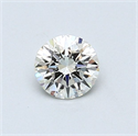 Diamante Natural 0.45 quilates, Redondo , Color J, claridad VS2 y certificado GIA