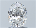 Diamante Natural 0.71 quilates, Ovalado , Color E, claridad VS2 y certificado GIA