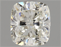 Diamante Natural 0.75 quilates, Del cojín , Color J, claridad VVS2 y certificado GIA