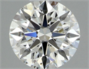 Natural Diamond 0.41 Carats, Round with Excellent Cut, G Color, SI1 Clarity and Certified by GIA