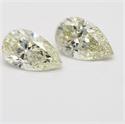 Diamante Natural 2.61 quilates, De pera , Color N, claridad I1 y certificado GIA