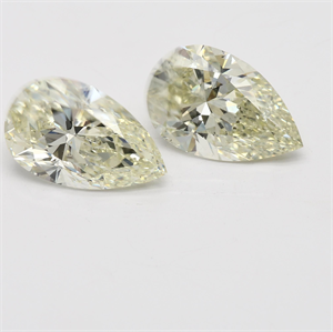 Foto Diamante Natural 2.61 quilates, De pera , Color N, claridad I1 y certificado GIA de