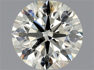 Picture of Natural Diamond 0.80 Carats, Round with Excellent Cut, L Color, SI2 Clarity and Certified by GIA