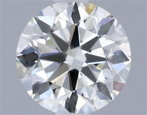 Foto Diamante Natural 0.62 quilates, Redondo , Color H, claridad VVS2 y certificado IGI de