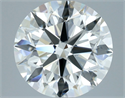 Diamante Natural 3.30 quilates, Redondo , Color H, claridad VVS2 y certificado IGI
