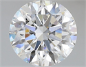 Del inventario de diamantes de laboratorio, 2.35 quilates, Redondo , Color F, claridad VVS2 y certificado IGI