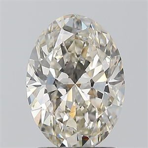 Picture of Natural Diamond 1.50 Carats, Oval with  Cut, J Color, VS1 Clarity and Certified by GIA