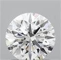 Lab Grown Diamond 1.01 Carats, Round with Ideal Cut, D Color, VVS1 Clarity and Certified by IGI