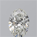 Natural Diamond 0.75 Carats, Oval with  Cut, H Color, VVS2 Clarity and Certified by GIA