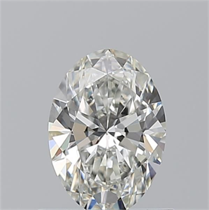 Picture of Natural Diamond 0.75 Carats, Oval with  Cut, H Color, VVS2 Clarity and Certified by GIA