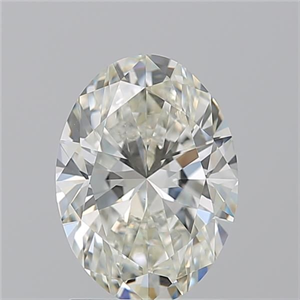 Picture of Natural Diamond 1.70 Carats, Oval with  Cut, J Color, VS1 Clarity and Certified by GIA