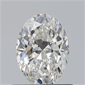 Natural Diamond 0.70 Carats, Oval with  Cut, G Color, VS1 Clarity and Certified by GIA
