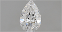 Natural Diamond 0.52 Carats, Pear with  Cut, E Color, VVS1 Clarity and Certified by GIA