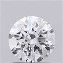 Lab Grown Diamond 1.11 Carats, Round with Ideal Cut, D Color, VVS2 Clarity and Certified by IGI