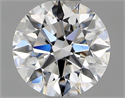 Diamante Natural 0.65 quilates, Redondo , Color F, claridad VS2 y certificado GIA