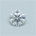 Diamante Natural 0.45 quilates, Redondo , Color F, claridad SI2 y certificado GIA