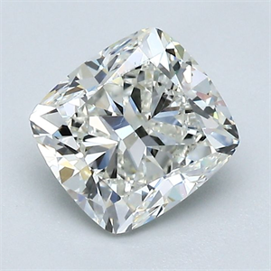 Foto Diamante Natural 1.41 quilates, Del cojín , Color J, claridad VS2 y certificado GIA de