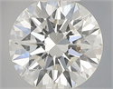 Diamante Natural 0.45 quilates, Redondo , Color I, claridad VVS1 y certificado GIA