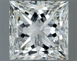 Picture of Natural Diamond 2.09 Carats, Princess with  Cut, H Color, VS1 Clarity and Certified by IGI