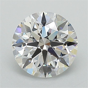 Picture of Lab Grown Diamond 1.31 Carats, Round with Ideal Cut, E Color, VS1 Clarity and Certified by IGI