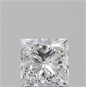 Natural Diamond 1.01 Carats, Princess with  Cut, E Color, SI2 Clarity and Certified by GIA