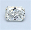 Natural Diamond 2.53 Carats, Radiant with  Cut, H Color, SI2 Clarity and Certified by GIA