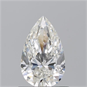 Natural Diamond 0.80 Carats, Pear with  Cut, H Color, IF Clarity and Certified by GIA