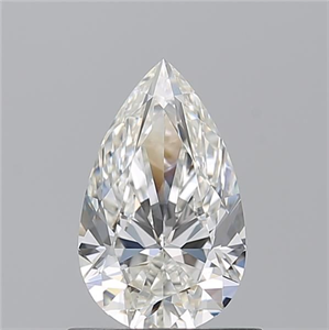Picture of Natural Diamond 0.80 Carats, Pear with  Cut, H Color, IF Clarity and Certified by GIA