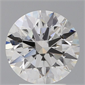 Lab Grown Diamond 3.08 Carats, Round with Ideal Cut, E Color, VS1 Clarity and Certified by IGI