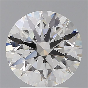 Picture of Lab Grown Diamond 3.08 Carats, Round with Ideal Cut, E Color, VS1 Clarity and Certified by IGI