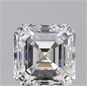 Natural Diamond 1.50 Carats, Asscher with  Cut, E Color, VS2 Clarity and Certified by GIA