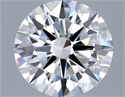 Lab Grown Diamond 3.02 Carats, Round with Ideal Cut, D Color, VVS2 Clarity and Certified by IGI