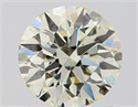 Natural Diamond 1.24 Carats, Round with Excellent Cut, J Color, VS2 Clarity and Certified by IGI