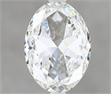 Natural Diamond 1.50 Carats, Oval with  Cut, G Color, SI1 Clarity and Certified by GIA